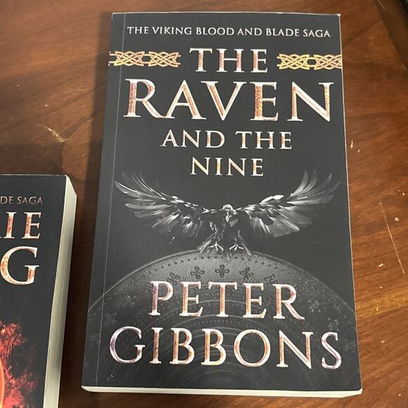 Valkyrie Rising The Raven & The 9 Viking Blood and Blade Saga Peter Gibbons Lot - Picture 7 of 8
